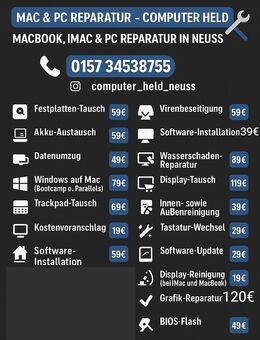 ️ Mac & PC Reparatur – Computer Held Neuss ️ - Neuss