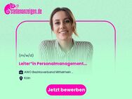 Leiter*in Personalmanagement (m/w/d) - Köln