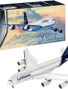 Revell® Modellbausatz Airbus A380-800 Lufthansa - New Livery, Maßstab 1:144, Made in Europe