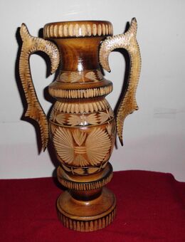 Blumenvase aus Holz - Merkelbach