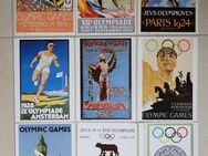 Texaco Poster, 9 x Olympische Spiele, 35 cm x 24 cm - Coesfeld
