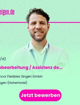 Sachbearbeitung / Assistenz des Gesamtproduktionsleiters der Walzerei - Singen (Hohentwiel)