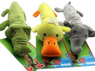 3 Kuscheltiere SET :: Ente Krokodil Elefant - Hunde Spielzeug NEU - Wegberg Zentrum