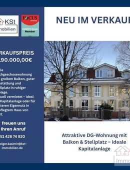 Dein Rückzugsort über den Dächern - mit Balkon & Style-Faktor! - Potsdam