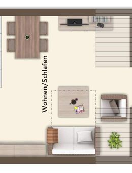 1-Zimmer-Apartment mit Balkon im Zentrum von Deggendorf - Deggendorf