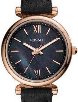 Fossil Quarzuhr CARLIE MINI ES4700, Armbanduhr, Damenuhr, Lederarmband