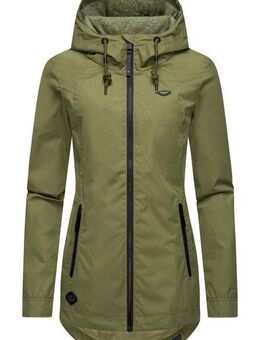 Ragwear Outdoorjacke Zuzka stylische Übergangsjacke mit großer Kapuze