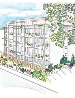 provisionsfrei - schönes 1-Zimmer-City-Appartement mit großem Balkon/Terrasse - Konstanz