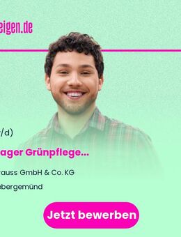 Manager Grünpflege (m/w/d) - Biebergemünd