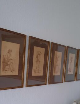Konvolut 5 alte Bilder - Trier