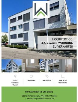 Attraktive 4,5-Zimmer-Wohnung mit vielen Highlights - Grenzach-Wyhlen