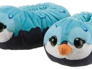 Nici NICIdoo Pinguin Plüsch Hausschuhe Hasschuh, Pantoffel mit Pinguin Motiv