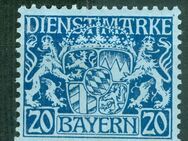 Altdeutschland Bayern Dienstmarke Nr. 20 postfrisch mit Falz - Porta Westfalica Zentrum