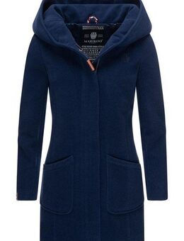 Marikoo Wintermantel Maikoo hochwertiger Mantel in Wollmantel-Optik mit großer Kapuze