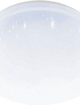 EGLO LED Deckenleuchte POGLIOLA-S Ø 26 cm, Deckenlampe, Flurlampe, Küchenlampe, LED fest integriert, Neutralweiß, Wandlampe, Kristalleffekt Deckenlampe, Wohnzimmerlampe, Küchenlampe