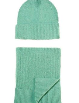 Cinque Strickschal, (Set, 2-St), Mütze & Schal in Geschenkbox, Weihnachtsgeschenk