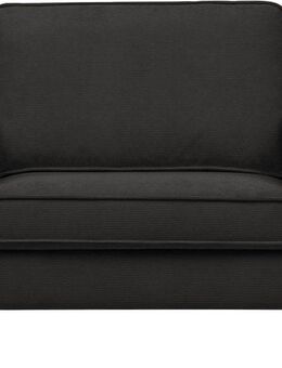 Home affaire Loveseat Pinto 105 cm, Cord, Chenille, Lederoptik, mit Keder, Metallfüßen und auch in Cord Bezug erhältlich