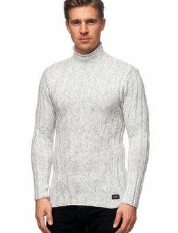 Rusty Neal Strickpullover mit wärmendem Stehkragen