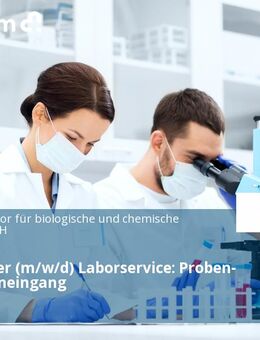 Mitarbeiter (m/w/d) Laborservice: Proben- und Wareneingang - Karlsruhe
