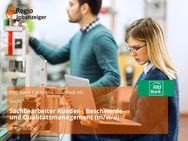 Sachbearbeiter Kunden-, Beschwerde- und Qualitätsmanagement (m/w/d) - Karlsruhe