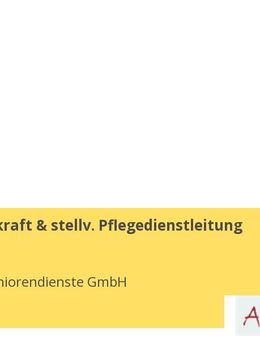 Pflegefachkraft & stellv. Pflegedienstleitung (m/w/d) - Bocholt