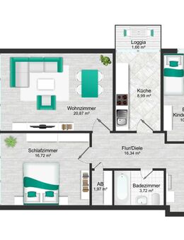 Wunderschöne 3,5-Zimmer-Wohnung - Komfortabel, Hell und Perfekt Geschnitten - Heusenstamm