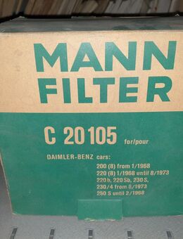 Mann-Luftfilter C 20105 für Oldtimer Daimler-Benz - Hannover Vahrenwald-List