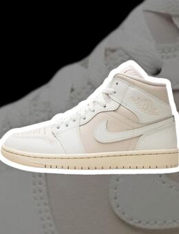 Nike Air Jordan 1 MID Legend Lt Brown / Sail Muslin Größe 44 - Wiehl