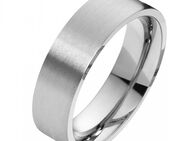 Herrenring Edelstahl HE031 ohne Stein mit Individuelle Gravur - Aholming