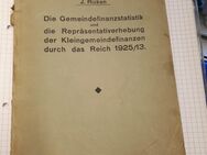 Die Gemeindefinanzstatistik durch das Reich 1925 /13,schlechter Allgemeinzustand - Kiel