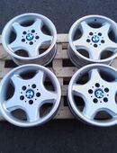 4 gebrauchte Original 5er Bmw E 34 Alufelgen 1092094 3E in 55576