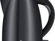 WMF Wasserkocher Stelio Deep Black, 1,7 l, 2400 W, Cromargan, beleuchtete Wasserstandsanzeige, 2400 Watt