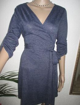 NEU * Edel * stylisch * Wickel Optik * wie zarte Wolle * Strech * Koffer * Kleid "edc by ESPRIT" Gr. 36- 38/ S * rauch * jeans- blau * - Riedlingen