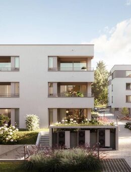 Helle 2-Zimmer-Wohnung mit Süd-Terrasse & Gartenanteil. - Ludwigsburg
