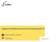 Support-Techniker (m/w/d) mit Schwerpunkt IT - Duisburg
