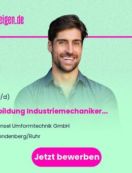 Ausbildung Industriemechaniker (m/w/d) - Fröndenberg (Ruhr)