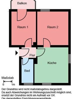 Kisten packen und einziehen! Schöne 2-Zimmerwohnung ab September frei! - Bergkamen