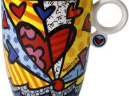 Goebel Tasse Britto, Porzellan, Pop Art, Künstlertasse, Fine Bone China, Romero Britto - A New Day