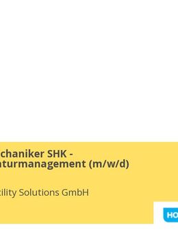 Anlagenmechaniker SHK - Kleinreparaturmanagement (m/w/d) - Berlin