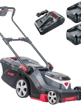 AL-KO Akkurasenmäher HOME AND GARDEN COMPATIBLE 382 Li Premium, 38 cm Schnittbreite, (Set), 38 cm Schnittbreite, inkl. 2 Akkus und Ladegerät