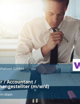 Buchhalter / Accountant / Steuerfachangestellter (m/w/d) - Frankfurt (Main)