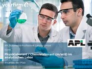 Physiklaborant / Chemielaborant (m/w/d) im analytischen Labor - Landau (Pfalz)