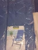 NEU 2x Stuhlauflagen für Hochlehner in Dunkelblau in 46284