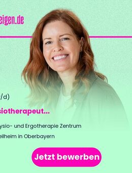 Physiotherapeut (m/w/d) - Weilheim (Oberbayern)