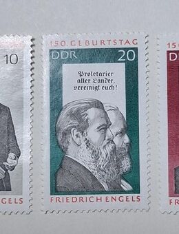 DDR 1970 150. Geburtstag F. Engels Satz komplett postfrisch - Görlitz