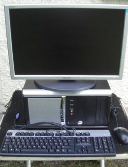 KOMPLETTPAKET Schöner PC ASRock 760GM-GS3 mit neuer Tastatur, Maus, 20 Zoll Monitor, allen Kabeln - Oberhaching