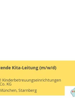 Stellvertretende Kita-Leitung (m/w/d) - Starnberg