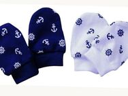 La Bortini Fäustlinge Baby Kratzfäustlinge Handschuhe Kratzhandschuhe 2er Pack neutral aus Baumwolle, für Neugeborene