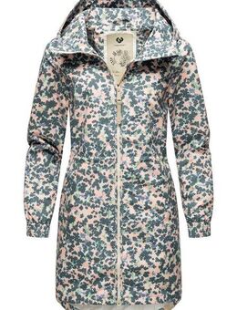 Ragwear Outdoorjacke Bronja Print stylischer Übergangsmantel mit coolem Print