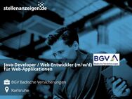 Java-Developer / Web-Entwickler (m/w/d) für Web-Applikationen - Karlsruhe